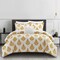 Chic Home Clairessa 4 or 3 Piece Comforter Set Floral Medallion Print Design Bedding
